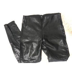 Faux Leather Pants